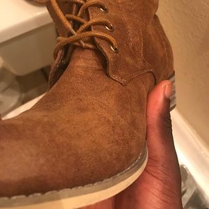 Shoe Dazzle Women's Brown Zipper Boots SZ 9  M